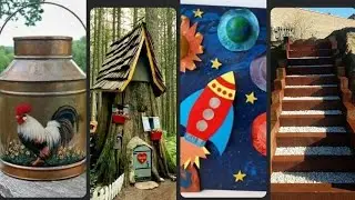 RAMDOM IDEAS #542 #diys #craftydiys #homedecor #gardenideas #solarsystemcraft