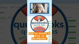 How to Create a Rule in QuickBooks #quickbooks