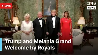 LIVE: Trump and Melania Arrive at Windsor Castle for Grand Royal Welcome | Trump State Visit | AC1G