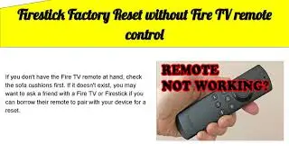 Amazon system recovery 3e fire stick video