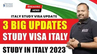 Big Updates on STUDY VISA Italy!! Now DOV is mandatory for application!! | Study in Italy 2023