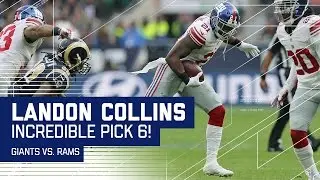Landon Collins' Incredible Pick 6! | Giants vs. Rams | NFL in London