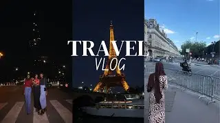 First Time in Paris With the Girls! Travel Vlog 1🇫🇷💖