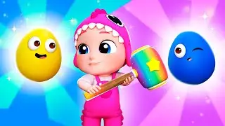 Colorful Easter Eggs Song 🥚 | Learn Numbers and Colors | Bubbleee - Sing Along & Learn 🎶
