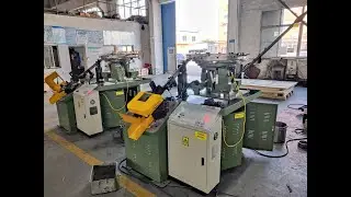 High speed nail thread rolling machine with protection cover