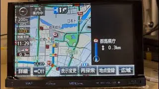 トヨタ純正8インチナビ　NHBA-X62G を色々操作してみた　2011年製