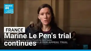 France: Closing arguments in the far-right leader trial Marine Le Pen &bull; FRANCE 24 English