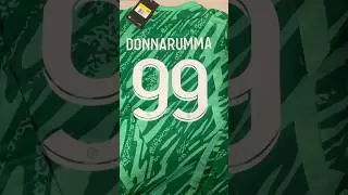 Paris Saint Germain Goalkeeper Donnarumma 99 Kids Away Football Jersey 2024-2025 Long Sleeves