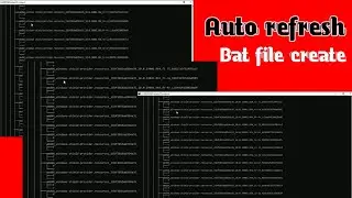 How to make tree shortcut in windows 10 bangla tutorial | Auto refresh bat file create 2021