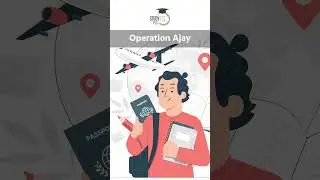 Operation Ajay set to evacuate Indian nationals from Israel | StudyIQ #operationajay #india #israel