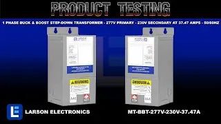 1 Phase Buck & Boost Step-Down Transformer - 277V Primary - 230V Secondary at 37.47 Amps - 50/60Hz