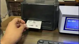 Electronic Weighing Scale With Label(Sticker) Printer And Dot Matrix Printer