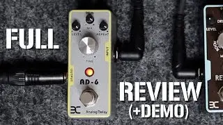 EX ENO AD-6 Analog Delay Pedal (t-cube series) FULL REVIEW/DEMO