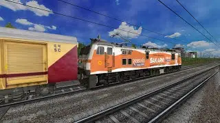 TKD WAP7 NEW LIVERY WITH PASSENGER TRAIN DUTY IN UDAIPUR CITY TO BHILWARA TGRRV3