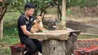 With skillful hands and perseverance, the young CEO transformed barren land into his dream farm.