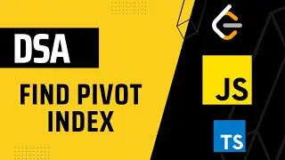 724. Find Pivot Index || DSA with JavaScript || in Hindi || Leetcode