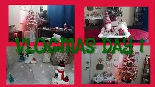 DECORATE MY CHRISTMAS CORNER WITH ME + HOT COCOA BAR| VLOGMAS 2021 DAY 1