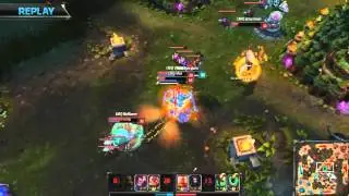 TSM Bjergsen 1v4 Doublekill vs LMQ (Yasuo)