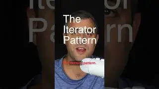 Design patterns - The iterator pattern. ( YT for full video ) #softwareengineering