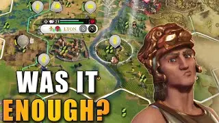 Я напал на Францию, но было ли этого достаточно? - Civ 6 Deity Alexander 2