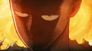 Saitama Vs Cosmic Fear Garou | ワンパンマン Manga Animation