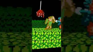 Forest Fighting #zelda2 #tloz #nes #oldschoolgaming #linkthehero #link  #vr #virtualreality