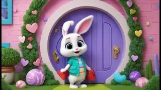 Bobby Bunny Opens a Door | Fun Action Song for Kids | Nursery Rhymes in English