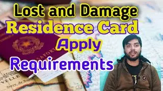 Lost OR Damage Residence Card, Apply Visatronix, Requirements, Spain Embassy, @CbConsultant