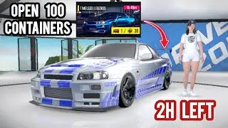 Open 100 R34 Container In DRIVE ZONE ONLINE