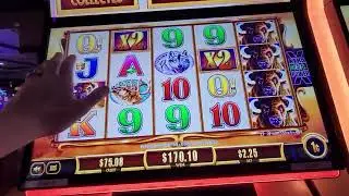 80 spins on a 4 coin bonus. 13 gold heads