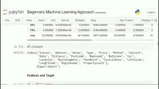 Beginners Machine Learning Approach using Python