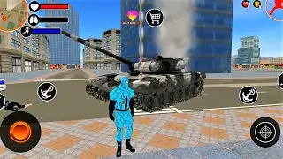 Miami Rope Hero Simulator #4 - 3D Game of superhero like Venom & Spiderman flying - Android Gameplay