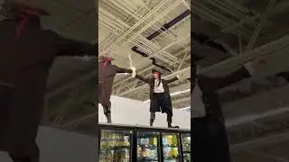 pirates in WALMART 😁- baylenlevine #shorts #best #2022 #baylenlevine #trending #tiktok #pirates