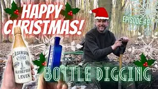 Bottle dump digging Fife, Scotland, near Edinburgh. Stunning stoneware - poison bottles. Episode 49.
