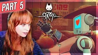 Meeting Clementine & Exploring Midtown | Stray Gameplay | Part 5