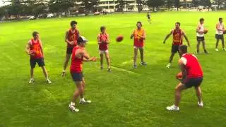 AFL COACHING DRILL #7 - Quickhands 7