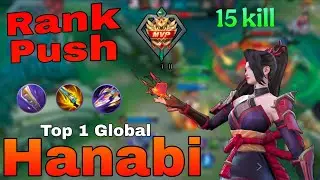 Hanabi Best Build For beginners | MVP 15 kills Rank Match | MOba Legends 5v5 Gameplay 