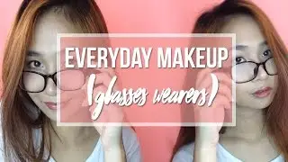 PINAY EVERYDAY MAKEUP FOR GLASSES WEARERS + TIPS | Angela Morales ♡