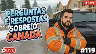 LIVE PERGUNTAS E RESPOSTAS SOBRE O CANADA 🇨🇦  🇧🇷 #123