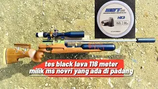 TES AKURASI BLACK LAVA 118 METER MILIK BPK NOVRI YANG ADA DI PADANG SUMATRA BARAT#blacklava