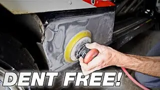 Finally Fixing The Dents In The LS E36 Drift Car!