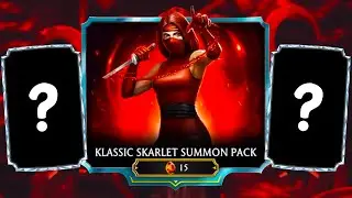 I Tried Opening Klassic Skarlet Summon Pack in MK Mobile! Can I get Her?