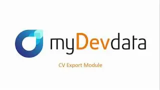 MyDevdata CV Export Module