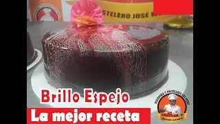 RECETA DE CHOCOLATE BRILLO ESPEJO PASO A PASO