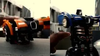 Transformers Fight | Diecast Bugatti Transformer RC CAR 1:14 Scale | 2 in 1 Transform Car Toy