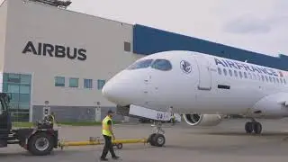 Roll-Out du 1er Airbus A220-300 Air France &agrave; Montr&eacute;al