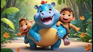 Humming Hooray with Happy Hippo | Joyful Song for Kids | Sing and Celebrate with Rhyme Zoo