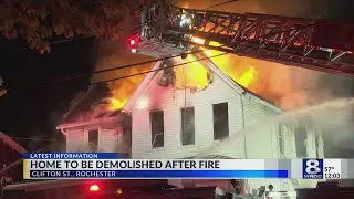 Clifton Street home set for demolition after fire damage