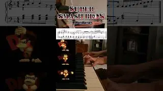 Super Smash Bros. Melee Donkey Kong Victory Theme Piano Cover #piano #music #smashbros #nintendo