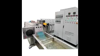 PP PE ABS hard plastic flakes double stage pelletizing machine